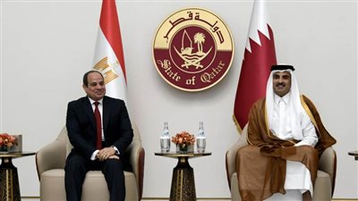الرئيس السيسي يؤكد انفتاح مصر نحو تعميق العلاقات الثنائية مع قطر على كافة الأصعدة