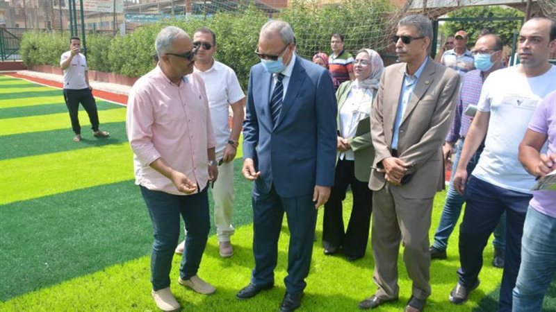 جانب من تفقد المشروعات