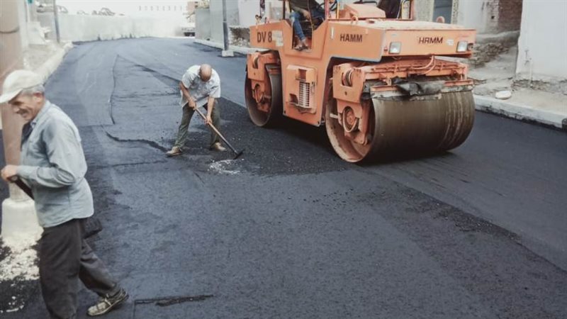 رصف الطرق بالبحيرة