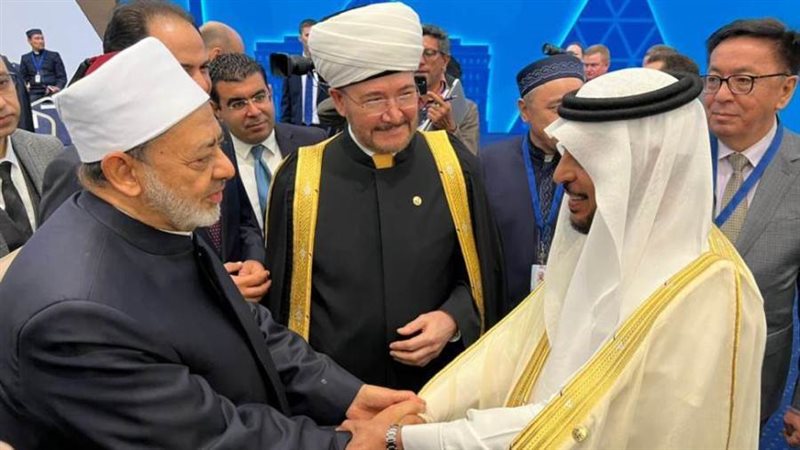 شيخ الأزهر خلال لقائه