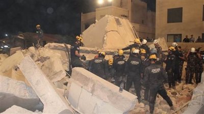 مصر تعزي الأردن الشقيق في ضحايا انهيار عمارة اللويبدة