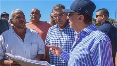 محافظ الإسكندرية يتفقد الأعمال الإنشائية للمحطة الوسيطة لتجميع وتدوير المخلفات بالعجمي