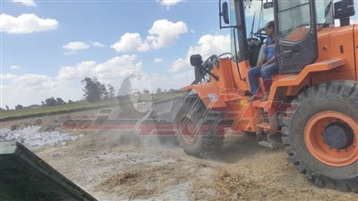 إزالة 67 حالة تعد على الأراضي الزراعية وأملاك الدولة بكفر الشيخ