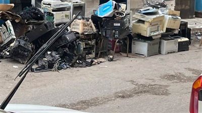 السيطرة على حريق بمحل كمبيوتر بالدقهلية 