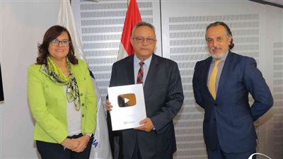 مكتبة الإسكندرية تحصل على الدرع الفضي من اليوتيوب YouTube