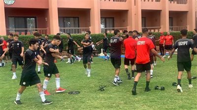 منتخب الشباب يخوض تدريباته على فترتين تحت قيادة محمود جابر
