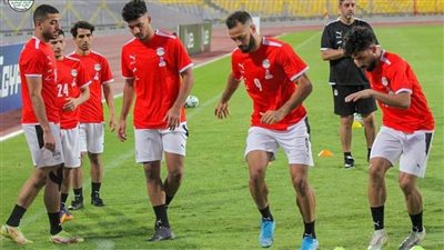 منتخب مصر يواصل تدريباته باستاد برج العرب