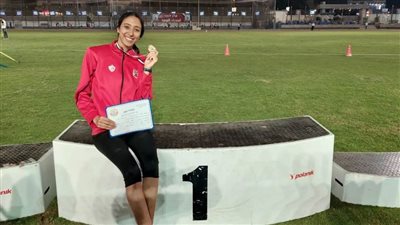 بسنت أيمن طه تتوج بلقب بطولة الجمهورية للوثب العالي