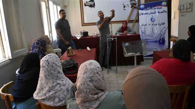 مياه سوهاج تستهدف سيدات القرى لنشر ثقافة الوعي المائي