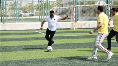 وزير الشباب والرياضة يطلق المهرجان الرياضي الأول للعاملين بمعهد التخطيط القومي