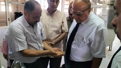وكيل وزارة تموين الإسكندرية يقوم بجولة على المطاحن