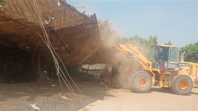 إزالة 255 ضمن الموجة 20 لحملات إزالة التعديات ببني سويف