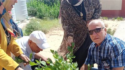 المبادرة الرئاسية اتحضر للأخضر في مدارس التربية الخاصة بالشيخ زويد 