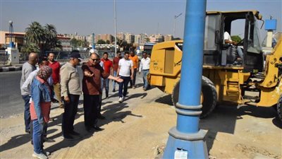 محافظ أسيوط يتفقد أعمال تطوير كورنيش الترعة الإبراهيمية وإنشاء ميدان يتوسطه مجسم 