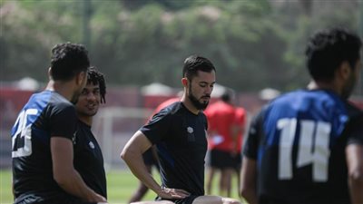 برونو سافيو يظهر في تدريبات الأهلي 