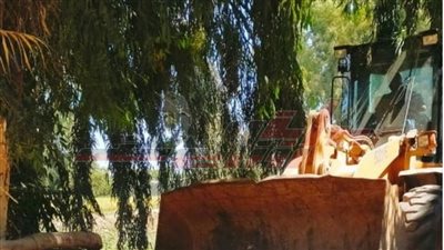 إزالة 145 حالة تعدٍ على الأراضي الزراعية وأملاك الدولة بكفر الشيخ