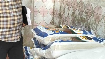 التحفظ على 3 أطنان أرز داخل مضرب غير مرخص بالدقهلية