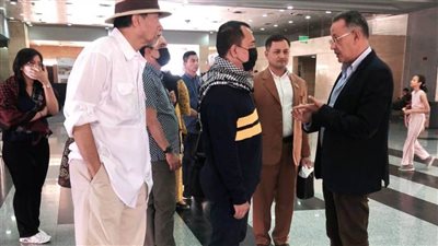 وفد إندونيسي يزور المتحف القومي للحضارة المصرية