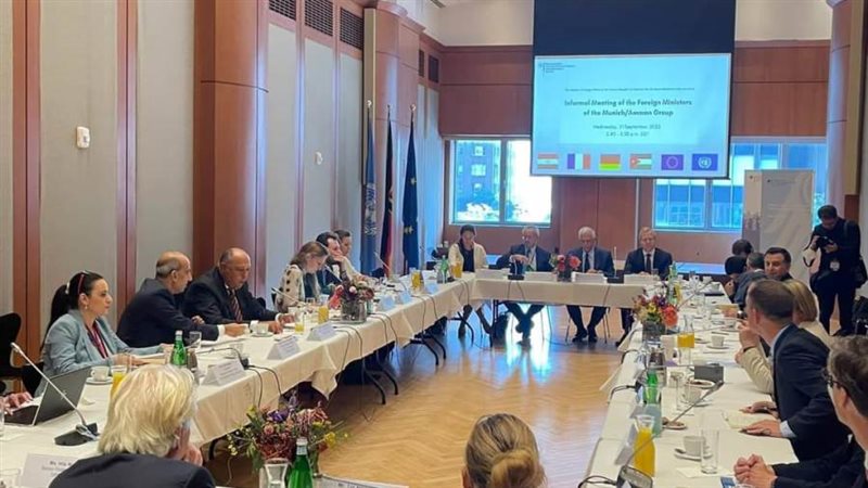 شكري خلال مشاركته