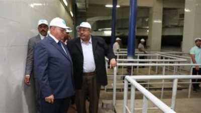 محافظ القاهرة يتابع التطورات الجارية بمحطة رفع عين شمس استعدادا لموسم سقوط الأمطار