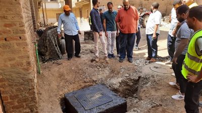 رئيس مياه سوهاج يتفقد مشروع الوصلات المنزلية بقرى ساقلتة والمراغة