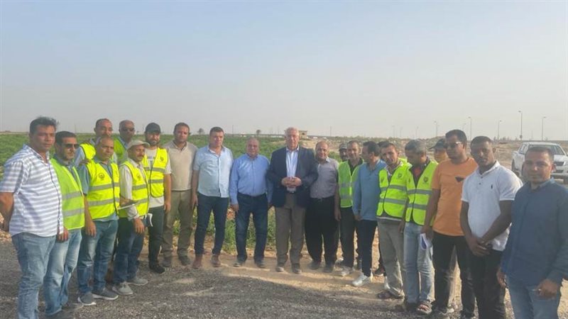 وزير الزراعة خلال