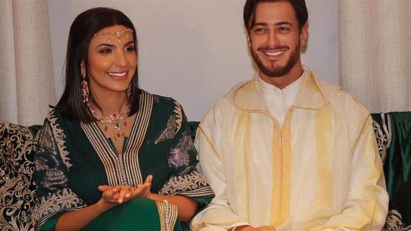 سعد لمجرد وزوجته