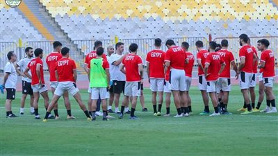 منتخب مصر يختتم تدريباته استعدادا لودية ليبيريا 