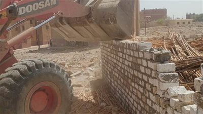 إزالة 52 حالة تعدٍ على أملاك دولة بمراكز الغنايم والبداري 