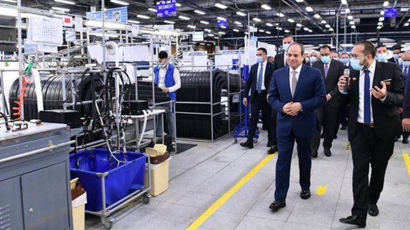 الرئيس السيسي يتفقد