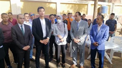 سفير كوريا الجنوبية يزور مركز شباب الأحايوه بسوهاج 