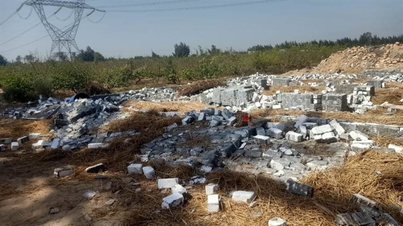 إزالة التعديات بالبحيرة