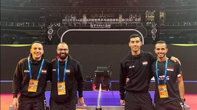 منتخب تنس الطاولة يفوز على السعودية في افتتاح بطولة العالم بالصين