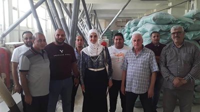 أماني رسلان تتفقد مطاحن شمال سيناء