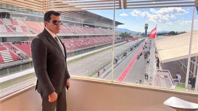 وزير الرياضة يتفقد مضمار كتالونيا بمدينة برشلونة في ختام زيارته لإسبانيا