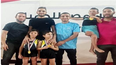 محمد حامد والبراء الحارث يفوزان بالمركز الأول والميدالية الذهبية في بطولة الجمهورية للجمباز