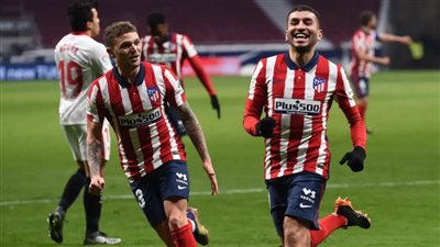 أتليتكو مدريد يفوز على إشبيلية بهدفين نظيفين في