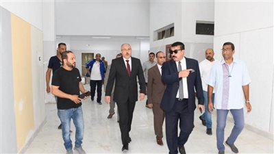 رفع كفاءة مبنى تعليمي جديد ليضاف لكلية التربية الرياضية بجامعة القناة