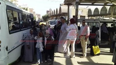 انتظام حركة المواصلات مع انطلاق العام الدراسي بكفر الشيخ