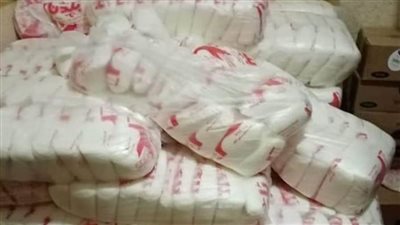 ضبط 6 أطنان سكر مدعم تم تهريبه للسوق السوداء بالقليوبية 