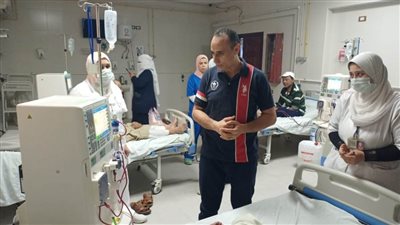 وكيل وزارة الصحة فى جولة مفاجئة بمستشفى المحمودية المركزى