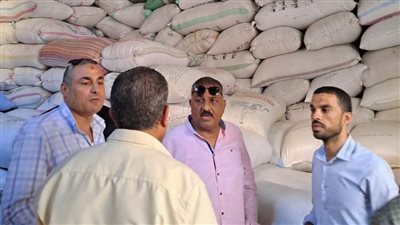ضبط 266 طن أرز داخل مخزن مغلق بغرض حجبه عن التداول بأسواق البحيرة