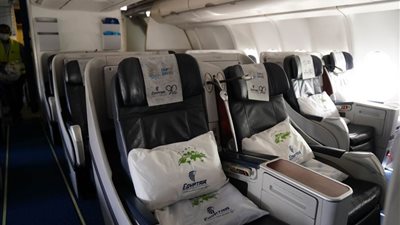 مصرللطيران تطلق 4 رحلات إلى أوروبا بخدمات صديقة للبيئة