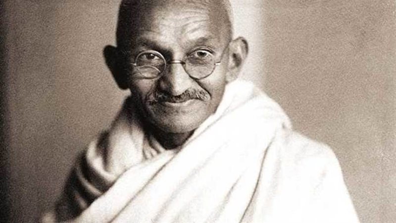 الزعيم الهندي غاندي