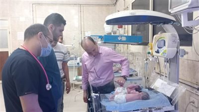 وكيل مديرية الصحة بالبحيرة يتفقد مستشفى أبوالمطامير المركزي