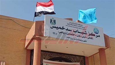 واجهات وأسطح الهيئات الشبابية بكفر الشيخ تتزين بعلم مصر