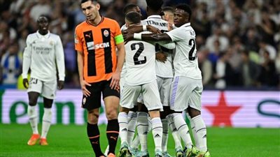 ريال مدريد يفوز على شاختار 1/2 في دوري أبطال أوروبا