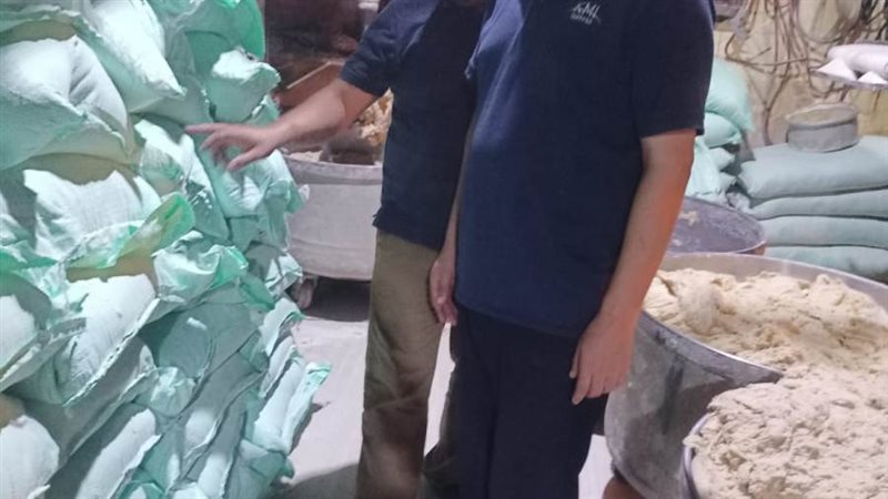 جانب من الحملة التموينية