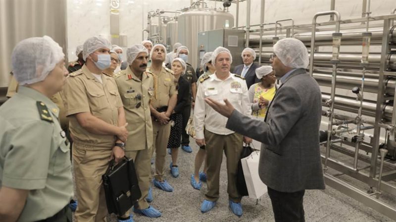 زيارة للملحقين العسكريين