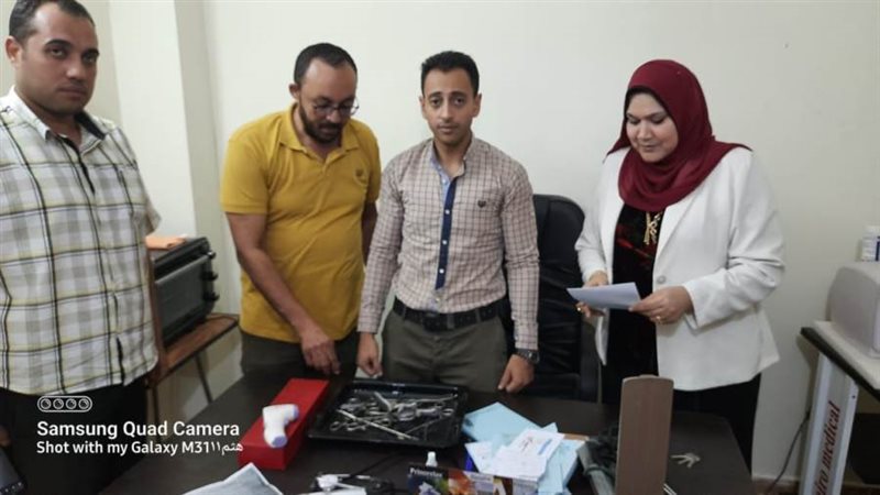 جانب من فريق التفتيش